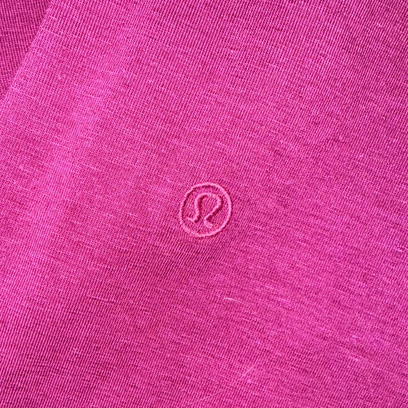 Lululemon classic fit cotton blend Sleeveless Magenta pink mini Dress size 4 - Picture 5 of 8